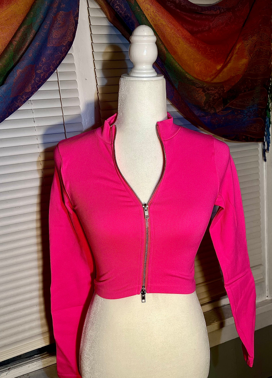 Hot Pink Long Sleeve Shirt